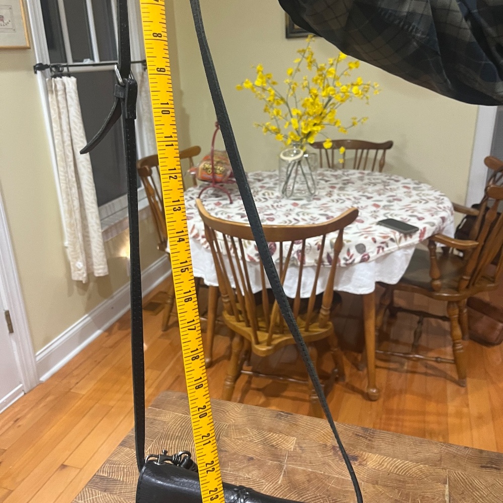 Patricia Nash Bianco Crossbody Black Leather Large Convertible Organizer WalletP - Picture 6 of 6